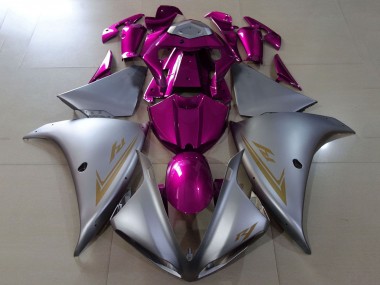 Venta Carenados Moto Yamaha YZF 1000 R1 2012-2014 - Plata Mate Rosa
