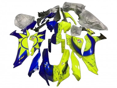 Venta Carenados Moto Yamaha YZF 1000 R1 2020-2025 - Azul Amarillo Sol Luna