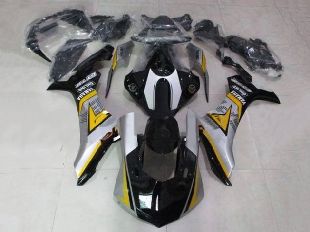Venta Carenado Moto Yamaha YZF 1000 R1 2020-2025 - Plata Amarillo Negro Brillante