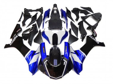 Venta Carenados Moto Yamaha YZF 1000 R1 2020-2025 - Azul Blanco Negro Akropovic
