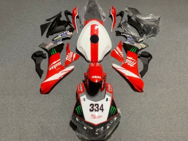 Venta Carenado Moto Yamaha YZF 1000 R1 2020-2025 - Blanco Rojo Negro Verde Monstruo Milwaukee