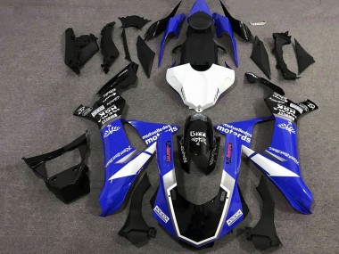 Venta Carenados Moto Yamaha YZF 1000 R1 2020-2025 - Azul Blanco Negro Brillante Sam