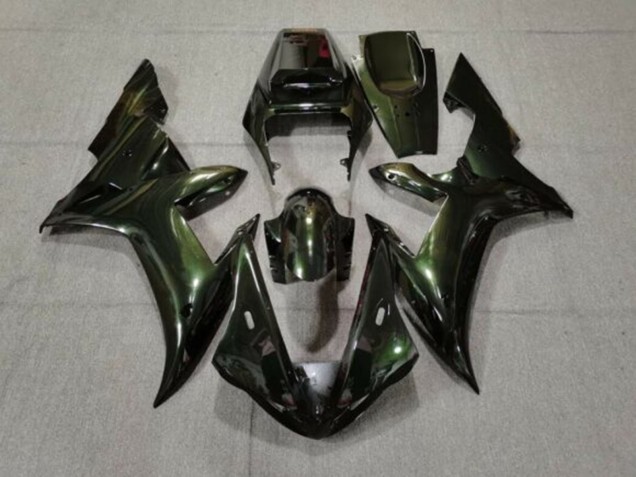 Venta Carenados Moto Yamaha YZF 1000 R1 2002-2003 - Verde Oscuro Camaleón