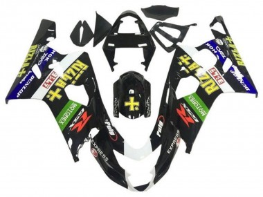 Venta Carenados Moto Suzuki GSXR 600 / GSXR 750 2004-2005 - Negro Brillante Azul Verde Amarillo Rizla