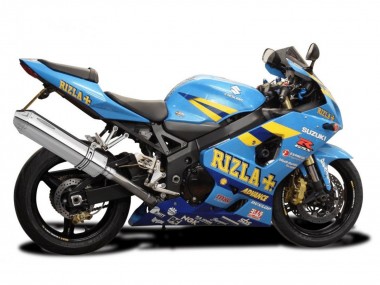 Venta Carenados Moto Suzuki GSXR 600 / GSXR 750 2004-2005 - Azul Claro Amarillo Rizla Motul