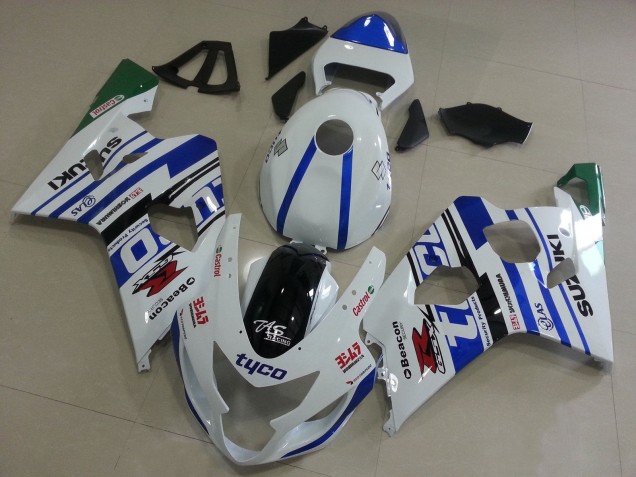 Venta Carenados Moto Suzuki GSXR 600 / GSXR 750 2004-2005 - Blanco Azul Negro Verde Tyco