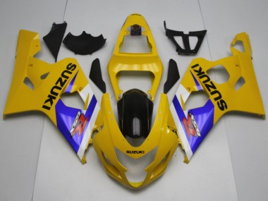 Venta Carenados Moto Suzuki GSXR 600 / GSXR 750 2004-2005 - Amarillo Blanco Azul Negro