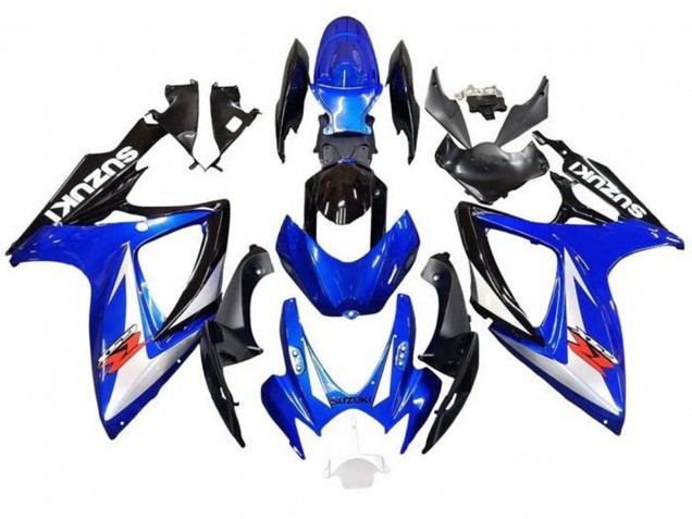 Venta Carenados Moto Suzuki GSXR 600 / GSXR 750 2006-2007 - Azul Blanco Negro Rojo