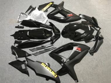 Venta Carenados Moto Suzuki GSXR 600 / GSXR 750 2006-2007 - Negro Mate Negro Brillante Amarillo