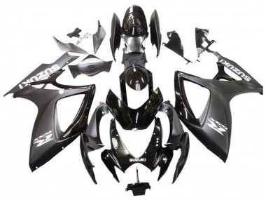 Venta Carenados Moto Suzuki GSXR 600 / GSXR 750 2006-2007 - Negro Mate Negro Brillante Blanco