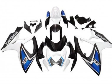 Venta Carenados Moto Suzuki GSXR 600 / GSXR 750 2006-2007 - Blanco Azul Negro Mate