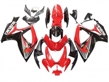 Venta Carenados Moto Suzuki GSXR 600 / GSXR 750 2006-2007 - Rojo Gris Negro Brillante