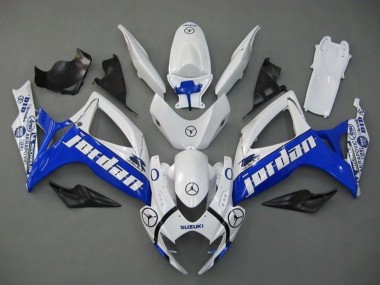 Venta Carenados Moto Suzuki GSXR 600 / GSXR 750 2006-2007 - Blanco Azul Jordan