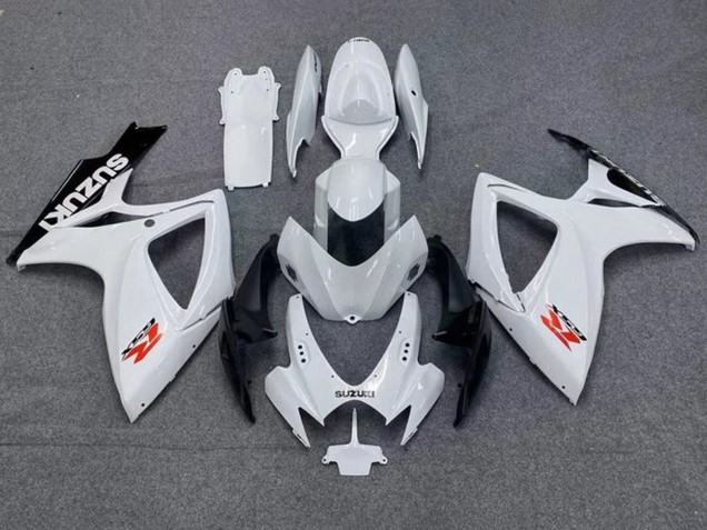 Venta Carenados Moto Suzuki GSXR 600 / GSXR 750 2006-2007 - Blanco Negro Rojo