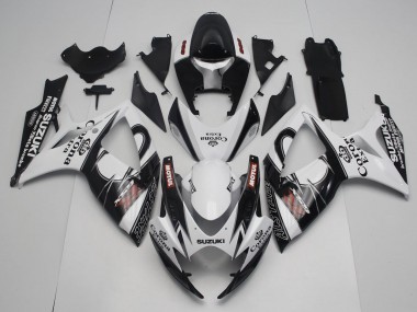 Venta Carenados Moto Suzuki GSXR 600 / GSXR 750 2006-2007 - Blanco Negro Rojo Corona Extra Motul Alstare