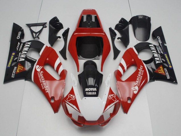 Venta Carenados Moto Yamaha YZF R6 1998-2002 - Rojo Blanco Negro Motul Santander