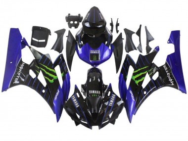 Venta Carenados Moto Yamaha YZF R6 2006-2007 - Azul Negro Verde Monstruo