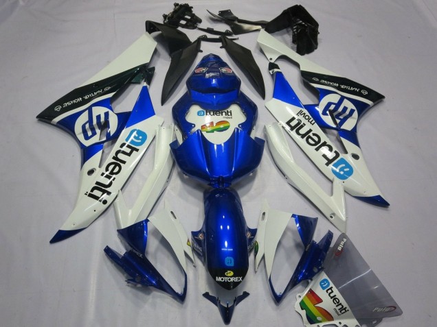 Venta Carenados Moto Yamaha YZF R6 2006-2007 - Blanco Azul Negro