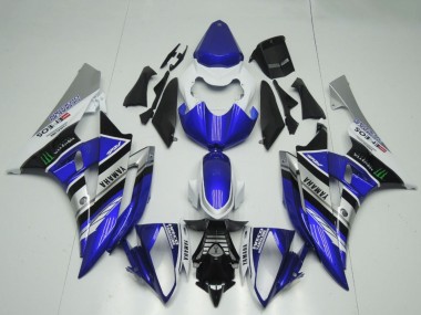 Venta Carenados Moto Yamaha YZF R6 2006-2007 - Blanco Azul Plata Negro ENEOS Monstruo