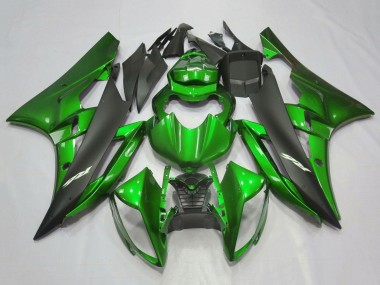 Venta Carenados Moto Yamaha YZF R6 2006-2007 - Verde Negro Mate
