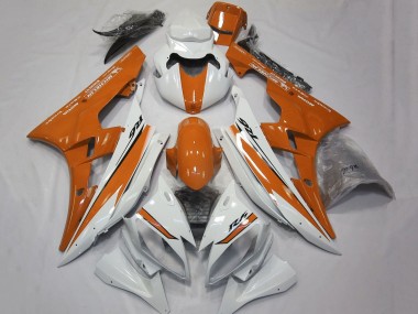 Venta Carenados Moto Yamaha YZF R6 2006-2007 - Blanco Naranja