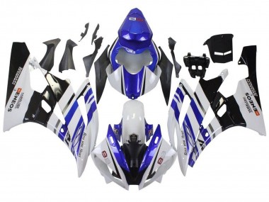 Venta Carenados Moto Yamaha YZF R6 2006-2007 - Blanco Azul Negro ENEOS Yamalube