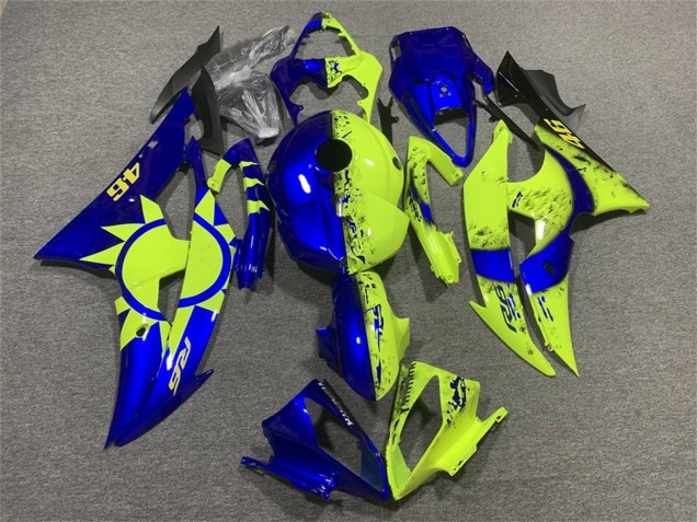 Venta Carenados Moto Yamaha YZF R6 2008-2016 - Azul Neon Amarillo 46