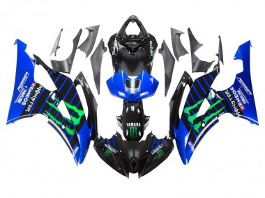 Venta Carenados Moto Yamaha YZF R6 2008-2016 - Azul Negro Verde Monstruo ENEOS Yamalube