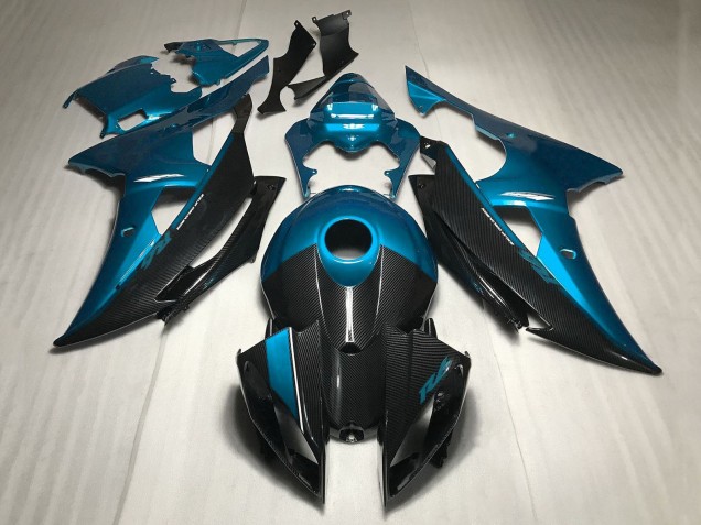 Venta Carenados Moto Yamaha YZF R6 2008-2016 - Azul FibraCarbono Estilo