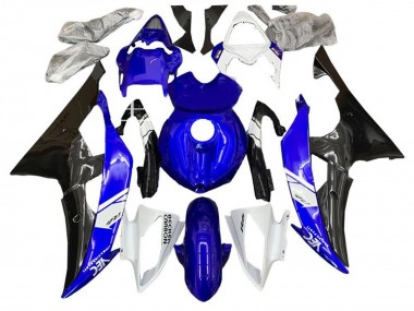 Venta Kits Carenado Moto Yamaha YZF R6 2008-2016 - Blanco Azul Negro Brillante