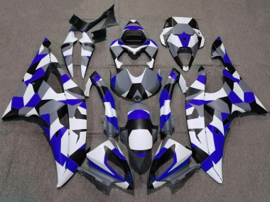 Venta Carenados Moto Yamaha YZF R6 2008-2016 - Blanco Azul Gris Negro Camouflage