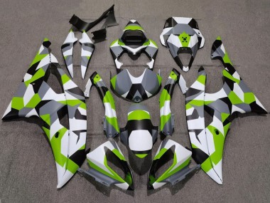 Venta Carenados Moto Yamaha YZF R6 2008-2016 - Blanco Verde Gris Negro Camouflage