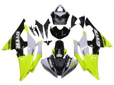 Venta Carenados Moto Yamaha YZF R6 2008-2016 - Blanco Verde Negro Brillante GYTR