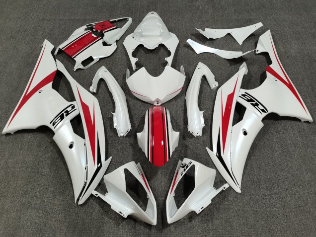 Venta Carenado Moto Yamaha YZF R6 2008-2016 - Blanco Perla Rojo