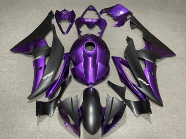 Venta Carenado Moto Yamaha YZF R6 2008-2016 - Púrpura Negro Mate