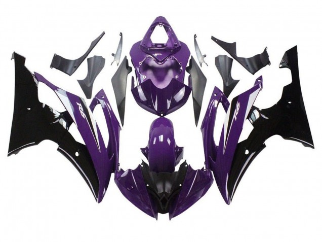 Venta Carenados Moto Yamaha YZF R6 2008-2016 - Púrpura Negro Brillante