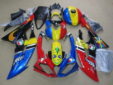 Venta Carenados Moto Yamaha YZF R6 2008-2016 - Azul Amarillo Rojo Negro Tiburón