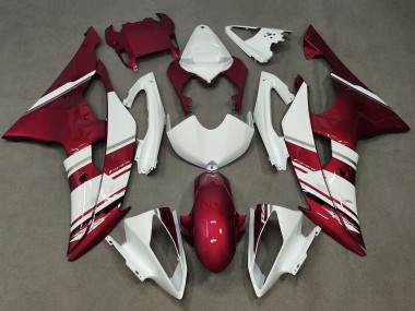 Venta Carenados Moto Yamaha YZF R6 2008-2016 - Blanco Rojo Caramelo