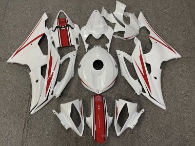Venta Carenado Moto Yamaha YZF R6 2008-2016 - Blanco Perla Rojo
