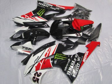 Venta Carenados Moto Yamaha YZF R6 2008-2016 - Blanco Rojo Negro Brillante Verde Monstruo 25