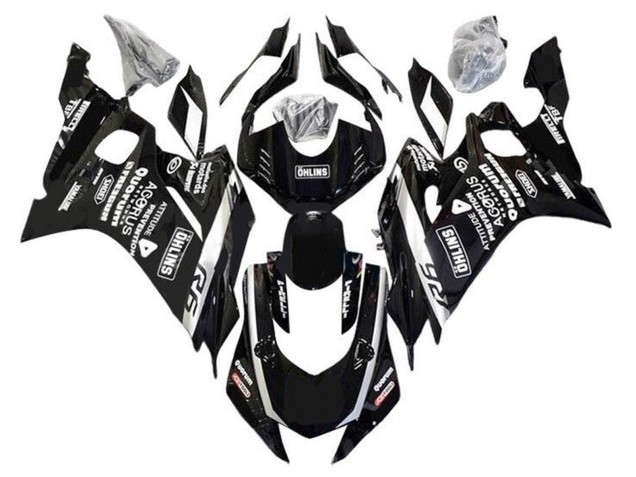 Venta Carenados Moto Yamaha YZF R6 2017-2023 - Negro Blanco Ohlins