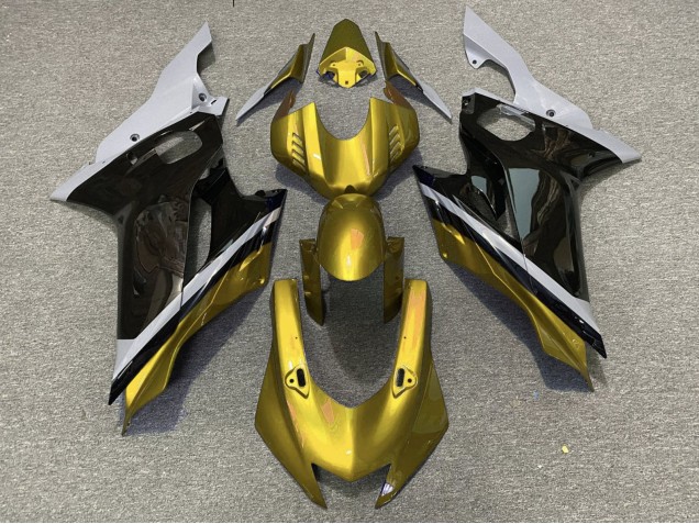 Venta Carenados Moto Yamaha YZF R6 2017-2023 - Gris Oro Negro Brillante