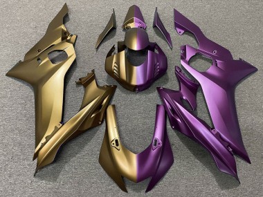 Venta Carenados Moto Yamaha YZF R6 2017-2023 - Oro Mate Púrpura Dividir