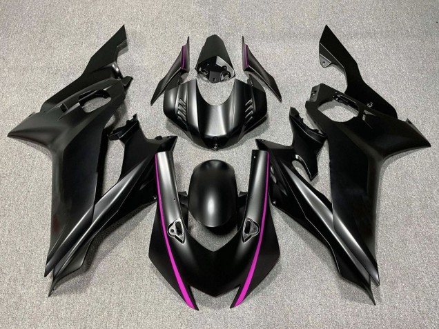 Venta Carenados Moto Yamaha YZF R6 2017-2023 - Negro Mate Rosa