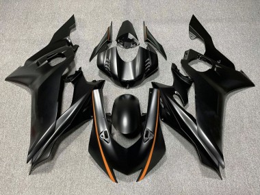 Venta Carenados Moto Yamaha YZF R6 2017-2023 - Negro Mate Naranja