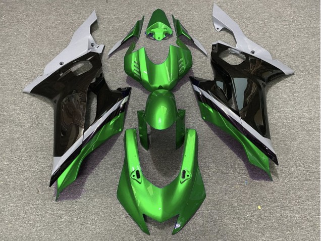 Venta Carenados Moto Yamaha YZF R6 2017-2023 - Gris Verde Negro Brillante