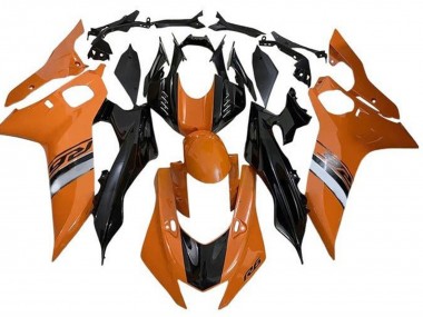 Venta Carenados Moto Yamaha YZF R6 2017-2023 - Naranja Plata Negro Brillante