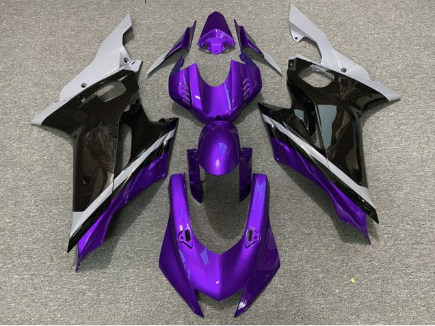 Venta Carenados Moto Yamaha YZF R6 2017-2023 - Gris Púrpura Negro Brillante