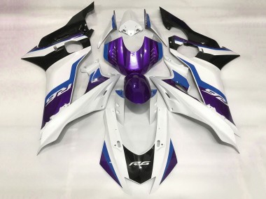 Venta Carenado Moto Yamaha YZF R6 2017-2023 - Blanco Azul Púrpura Negro
