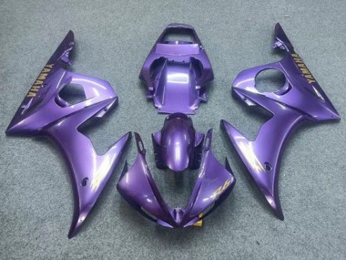 Venta Carenados Moto Yamaha YZF R6 2003-2004 - Púrpura Oro Calcomanías
